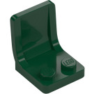 LEGO Dark Green Seat 2 x 2 with Sprue Mark in Seat (4079)