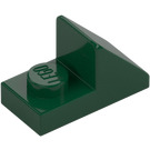 LEGO Dark Green Slope 1 x 2 (45°) with Plate (15672 / 92946)