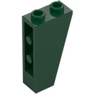 LEGO Dark Green Slope 1 x 2 x 3 (75°) Inverted (2449)