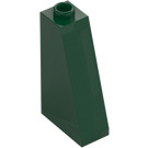 LEGO Dark Green Slope 1 x 2 x 3 (75°) with Hollow Stud (4460)