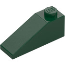 LEGO Dark Green Slope 1 x 3 (25°) (4286)