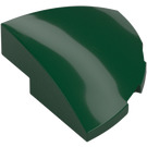 LEGO Dark Green Slope 1 x 3 x 3 Curved Round Quarter  (76797)