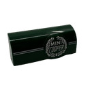 LEGO Dark Green Slope 1 x 4 Curved with Two White Lines with 'MINI COOPER' Logo (Model Left) Sticker