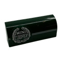 LEGO Dark Green Slope 1 x 4 Curved with Two White Lines with 'MINI COOPER' Logo (Model Right) Sticker