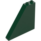 LEGO Dark Green Slope 1 x 6 x 5 (55°) without Bottom Stud Holders (30249)