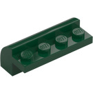 LEGO Mörkgrön Backe 2 x 4 x 1.3 Böjd (6081)