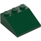 LEGO Dark Green Slope 3 x 3 (25°) (4161)