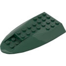 LEGO Dark Green Slope 6 x 10 with Double Bow (87615)