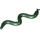LEGO Donkergroen Snake met Texture (30115)