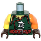 LEGO Dunkelgrün sqiffy Torso (973)