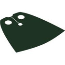 LEGO Dark Green Standard Cape with Stretchable Fabric (19888 / 73512)