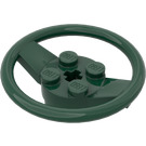 LEGO Dark Green Steering Wheel (67811)