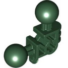 LEGO Vert foncé Technic Bionicle Jambe 3 x 3 avec 2 Balle Joints (47300)