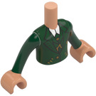 LEGO Dark Green The Wizard Friends Torso (Boy)