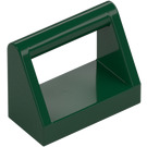 LEGO Dark Green Tile 1 x 2 with Handle (2432)