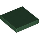 LEGO Dark Green Tile 2 x 2 with Groove (3068 / 88409)