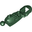 LEGO Verde oscuro Toa Upper Pierna / Knee Armadura con Pelota Joints (53548)