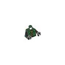 LEGO Donkergroen Torso Ninjago Green Armor (973)