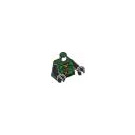 LEGO Dunkelgrün Torso Ninjago Grün Rüstung (973)