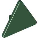 LEGO Dark Green Triangular Sign with Split Clip (30259 / 39728)