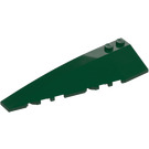 LEGO Verde oscuro Cuña 10 x 3 x 1 Doble Redondeado Izquierda (50955)