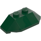 LEGO Verde oscuro Cuña 2 x 4 Triple (47759)