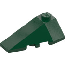 LEGO Dark Green Wedge 2 x 4 Triple Left (43710)