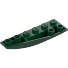 LEGO Dunkelgrün Keil 2 x 6 Doppelt Invers Links (41765)