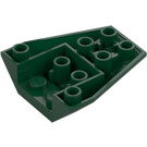 LEGO Dark Green Wedge 4 x 4 Triple Inverted with Reinforced Studs (13349)