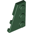 LEGO Dark Green Wedge Plate 2 x 3 Wing Left (43723)