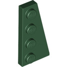 LEGO Dark Green Wedge Plate 2 x 4 Wing Right (41769)