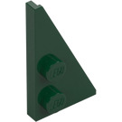 LEGO Dark Green Wedge Plate 2 x 4 Wing Right (65426)