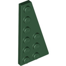 LEGO Vert foncé Coin assiette 3 x 6 Aile Droite (54383)