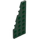 LEGO Donkergroen Wig Plaat 3 x 8 Vleugel Links (50305)