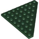 LEGO Dunkelgrün Keil Platte 8 x 8 Ecke (30504)