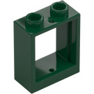 LEGO Vert Foncé Cadre de fenêtre 1 x 2 x 2 (60592 / 79128)