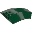 LEGO Dark Green Windscreen 6 x 8 x 2 Curved (40995 / 41751)