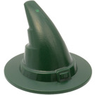 LEGO Dark Green Wizard Hat with Smooth Surface (6131)