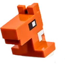 LEGO Donkeroranje Dier Hoofd met Paard Gezicht (78786)