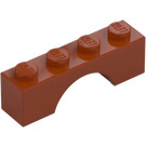 LEGO Ciemna pomarańcza Łuk 1 x 4 (3659)