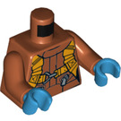 LEGO Mørk orange Arktis Pilot Minifig Torso (973 / 76382)