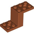 LEGO Dark Orange Bracket 2 x 5 x 2.3 and Inside Stud Holder (28964 / 76766)