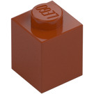 LEGO Orange Sombre Brique 1 x 1 (3005 / 30071)