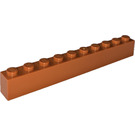 LEGO Orange sombre Brique 1 x 10 (6111)