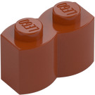 LEGO Tmavě oranžová Kostka 1 x 2 Log (30136)