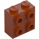 LEGO Dark Orange Brick 1 x 2 x 1.6 with Studs on One Side (1939 / 22885)