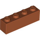 LEGO Dark Orange Brick 1 x 4 (3010 / 6146)