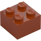 LEGO Dunkelorange Stein 2 x 2 (3003 / 6223)