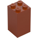 LEGO Dunkles Orange Stein 2 x 2 x 3 (30145)