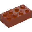 LEGO Tmavě oranžová Kostka 2 x 4 (3001 / 72841)